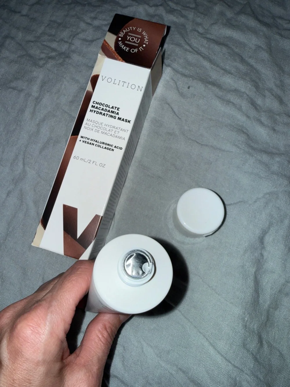 Volition chocolate macadamia hydrating mask NIB